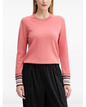 Paul Smith Embellished-cuff sweater - Rot