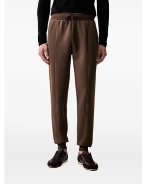 Guess Logo-Tape Track Pants - Black