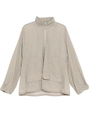 JNBY Floral-Print Oversized Jacket - Natural