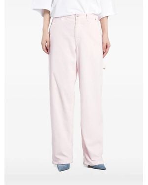Haikure Pantaloni Cargo A Coste - Rosa