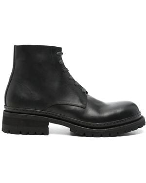 A Diciannoveventitre Leather Boots - Black