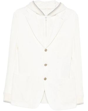 Eleventy Cotton Jacket - White