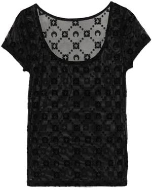 Marine Serre Top Moon - Nero