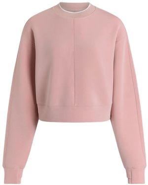 Varley Tasmin Cropped Sweatshirt - Pink
