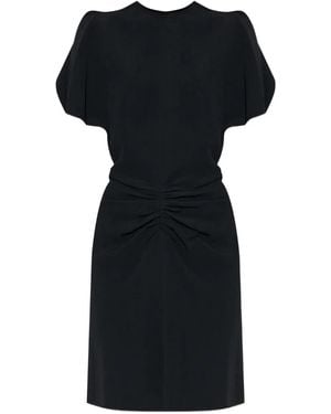 Victoria Beckham ドレープショルダードレス - ブラック