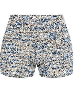 Gestuz Tweed Shorts - Blue