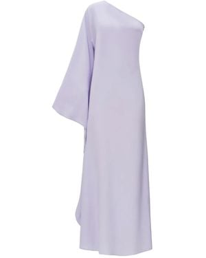 ‎Taller Marmo Drapierte One-Shoulder-Robe - Lila