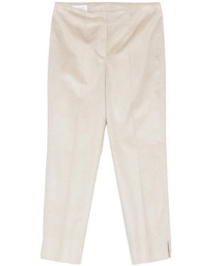 MARGON METAMORFOSI Side-Split Corduroy Trousers - White