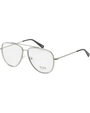 Tumi Occhiali Con Montatura Stile Pilota - Bianco