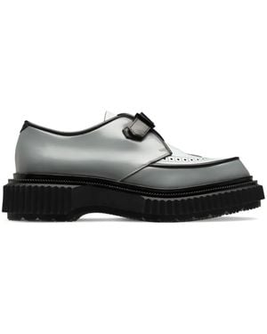 Adieu Mocassins En Cuir À Boucle - Noir