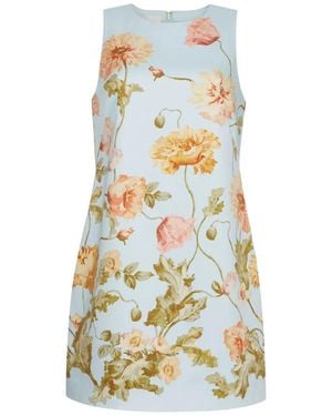 Cara Cara Mackenzie Floral-Print Mini Dress - White