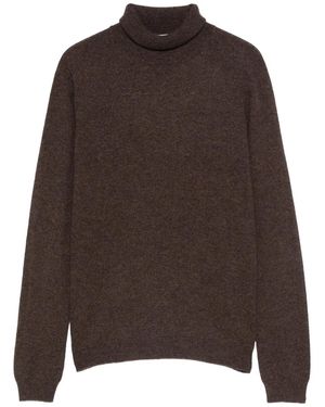 Barba Napoli Pullover Mit Rollkragen - Braun
