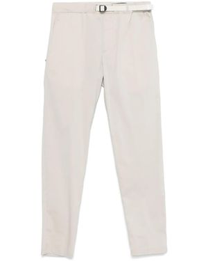 White Sand Belted Pants - White
