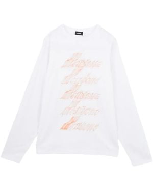 we11done Spark Logo T-Shirt - White