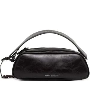 ARMANI EXCHANGE Sac À Bandoulière À Logo Imprimé - Black