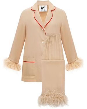 Sleeper Pijama Party Con Plumas Removibles - Neutro