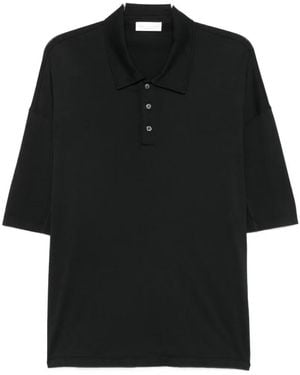 Roberto Collina Short-Sleeve Polo Shirt - Black