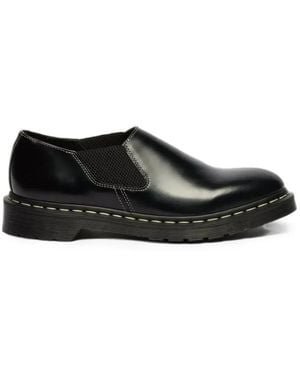Dr. Martens Louis Stitch Slip-On Loafers - Black