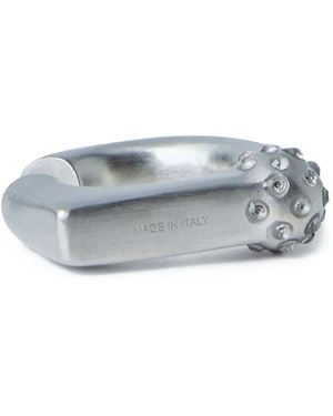 Rick Owens Pendiente Earcuff Con Detalle Texturizado - Gris