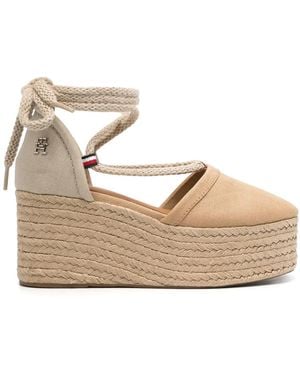 Tommy Hilfiger 75Mm Wedge-Heel Espadrilles - Natural