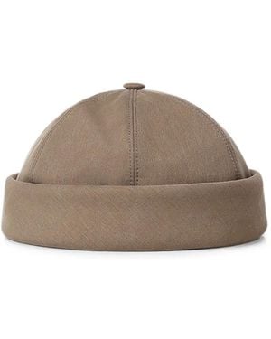 Loro Piana Sasha Six-Panel Beanie Beanie Hat - Brown
