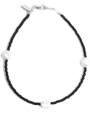 Santaniello Beaded Pearl Bracelet - White