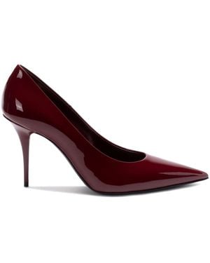 Saint Laurent 90Mm Norma Court Shoes - Purple