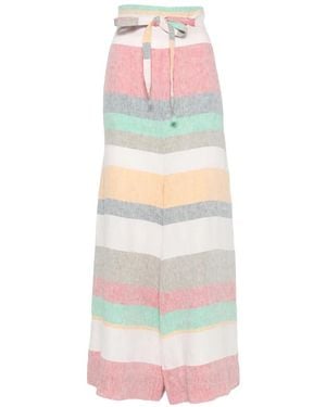 Osklen Striped-Pattern Pants - White