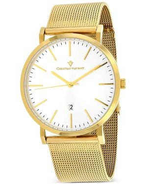 Christian Van Sant Paradigm 41Mm Watch - Metallic