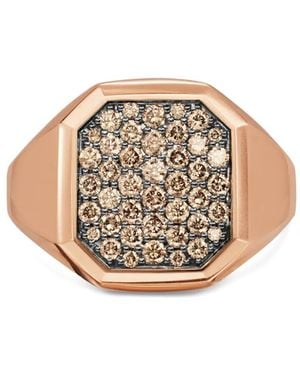 David Yurman 18Kt Streamline Rotgold-Siegelring - Pink