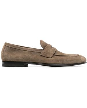 SCAROSSO Gregory Loafer Aus Wildleder - Braun