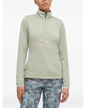 Picture Zip-Up Top - Green