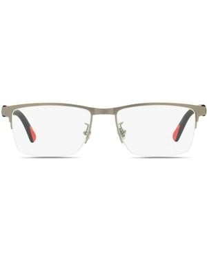 Moncler Ml5164H Semi-Rimless Glasses - Metallic