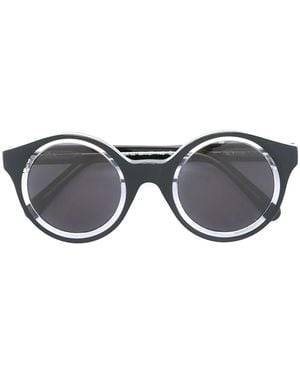 サングラス KYME Kyme - IPANEMA COL 1 - SUNGLASSES - glossy black Kyme Eyewear Ipanema: oversize cat-eye sunglasses. Color