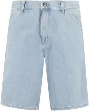 Carhartt シングルニー ツールポケット ショートパンツ - ブルー