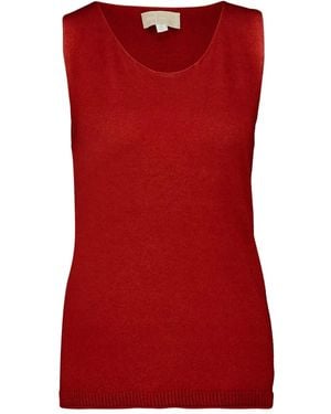 120% Lino Faded Top - Red