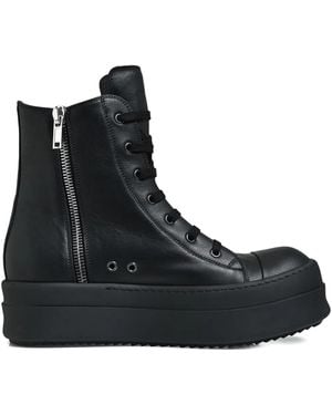 Rick Owens Sneakers Con Zip - Nero