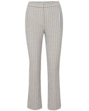 Veronica Beard Arte Flared Trousers - Grey