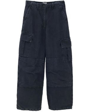 Bellerose Pozz Cargo-Pocket Trousers - Blue