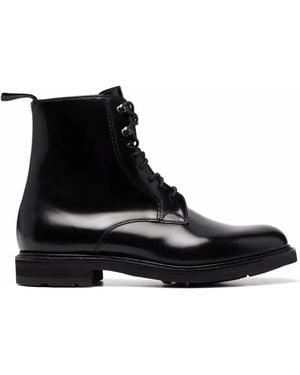 Church's Wootton Lw Lace-Up Leather Boots - Black