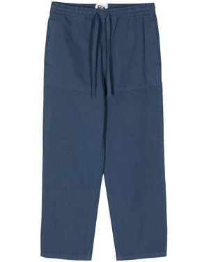 President's Time Off Cotton Trousers - Blue