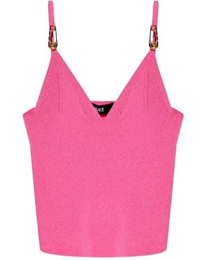 Versace Sleeveless Tops - Pink