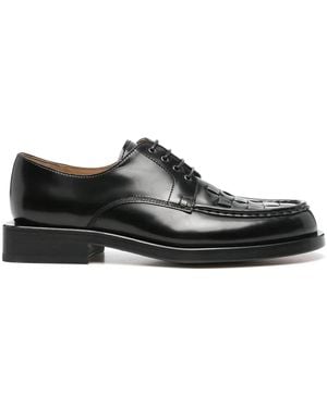 Jacquemus The Woven Derby Shoes - Black