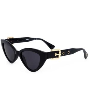 Moschino Buckle-Embellishment Sunglasses - Black