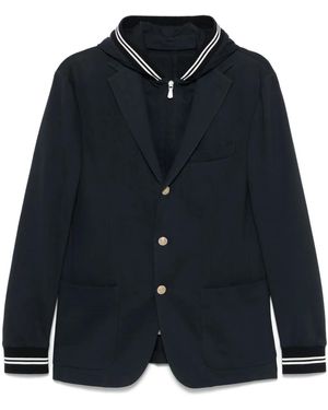 Eleventy Single Breasted Blazer - Blue