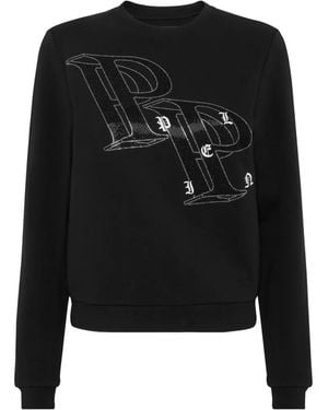 Philipp Plein Round-Neck Sweatshirt - Black