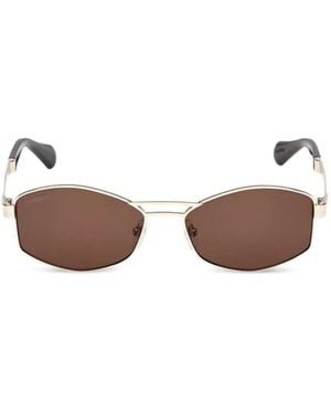 MAX&Co. Geometric-Frame Sunglasses - Metallic