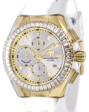TechnoMarine Cruise Crystal-Embellished 45Mm Watch - Metallic