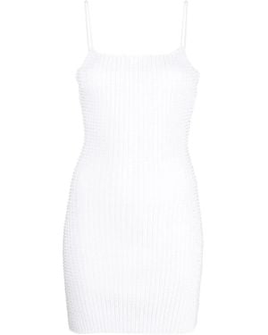 Alexander Wang Crystal-Embellished Minidress - White
