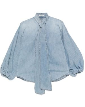 Zimmermann Indra Schluppenbluse - Blau